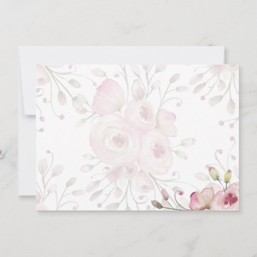 Bunny Rabbit Baby Shower Uitnodigingen (Achterkant)