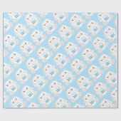 Bunny Rabbit Baby shower Woodland Cadeaupapier (Vlak)