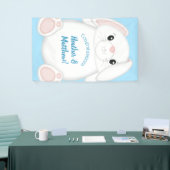 Bunny Rabbit Baby shower Woodland Spandoek (Beurs)