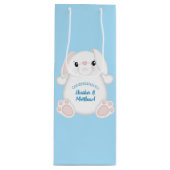 Bunny Rabbit Baby shower Woodland Wijn Cadeautas (Voorkant)