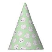 Bunny Rabbit Birthday Party Green Feesthoedjes (Rechts)