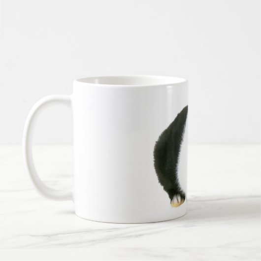 Bunny Rabbit Black en White Koffiemok (Links)