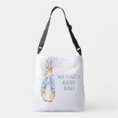 Bunny Rabbit Blue Baby Crossbody Tas (Achterkant)