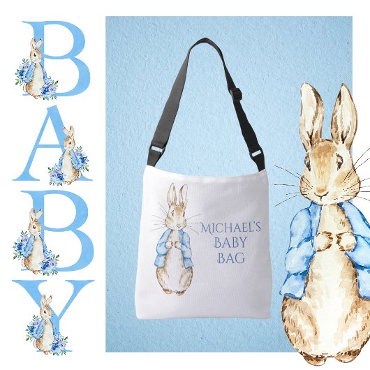 Bunny Rabbit Blue Baby Crossbody Tas