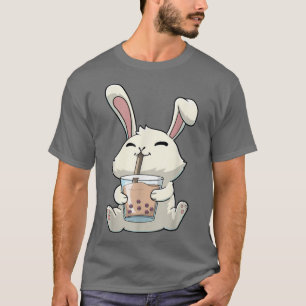 Bunny Rabbit Boba Bubble Tea Anime Kawaii T-shirt