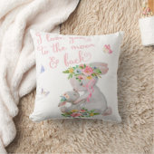 Bunny Rabbit Boho Woodland Girl Nursery Pillow Kussen (Deken)
