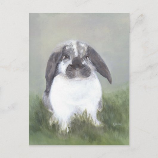Bunny Rabbit Briefkaart (Voorkant)