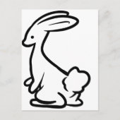 Bunny Rabbit Briefkaart (Voorkant)