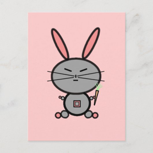 Bunny Rabbit Briefkaart (Voorkant)