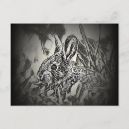 Bunny Rabbit Briefkaart - Yard Critters 