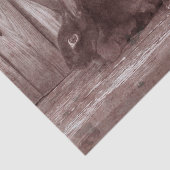 Bunny Rabbit  Brown Pasen Tissuepapier (Detail)