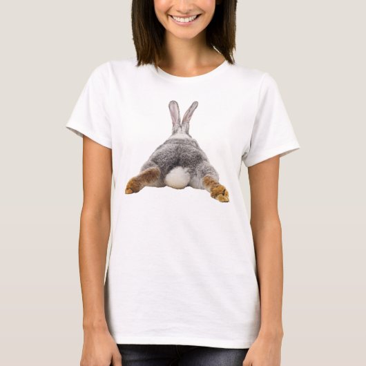 Bunny Rabbit Butt Tail Cute T-shirt (Voorkant)