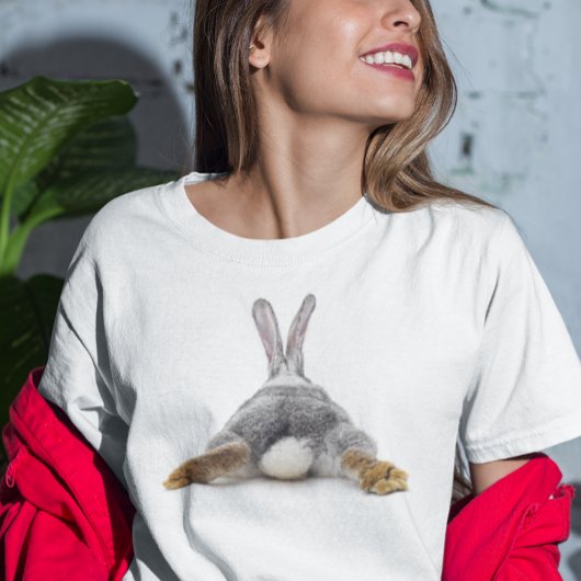 Bunny Rabbit Butt Tail Cute T-shirt