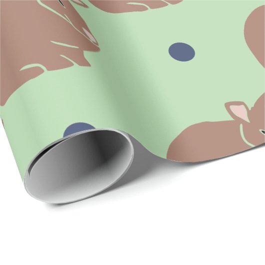 Bunny Rabbit Cadeaupapier (Rol Hoek)