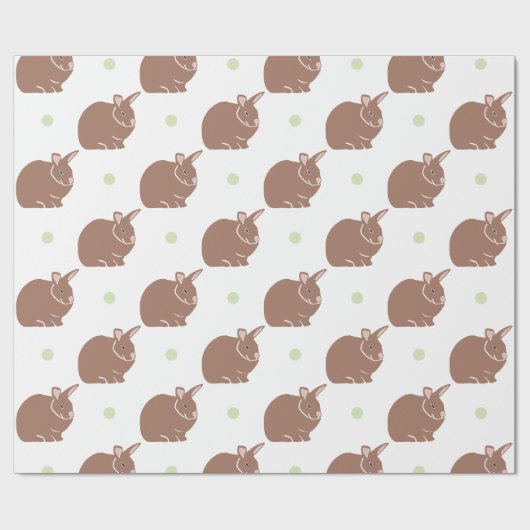 Bunny Rabbit Cadeaupapier (Vlak)
