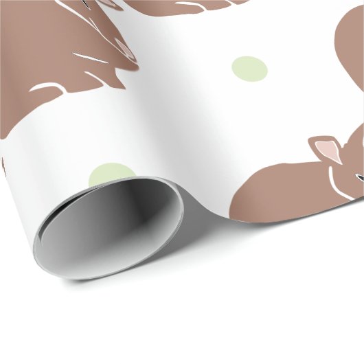 Bunny Rabbit Cadeaupapier (Rol Hoek)