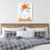 Bunny Rabbit Canvas Afdruk (Insitu (Slaapkamer))
