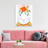 Bunny Rabbit Canvas Afdruk (Insitu (Woonkamer))