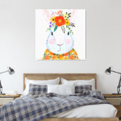 Bunny Rabbit Canvas Afdruk (Insitu (Slaapkamer))