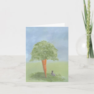 Bunny Rabbit Card Feestdagen Kaart