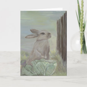 Bunny Rabbit Card Feestdagen Kaart