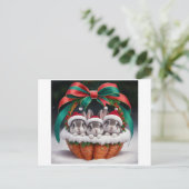 Bunny Rabbit Christmas Kaarten (Staand voorkant)