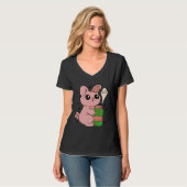 bunny rabbit easter bottle t-shirt (Voorkant volledig)