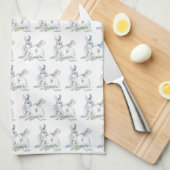 Bunny Rabbit Easter Dish Towels Theedoek (Quarter Fold)