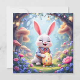 Bunny Rabbit Easter Egg Hunt Feestdagenkaart