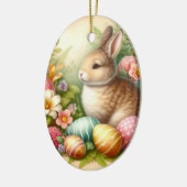 Bunny Rabbit Easter Holiday Tree Ornament (Links)
