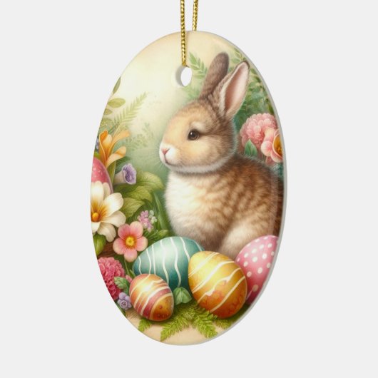 Bunny Rabbit Easter Holiday Tree Ornament (Links)