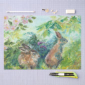 Bunny Rabbit Easter Spring Summer Artwork Tissuepapier (Craft)