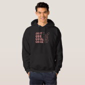 Bunny Rabbit Eggs Hunting Happy Easter Just one Co Hoodie (Voorkant volledig)