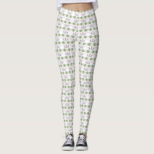 Bunny Rabbit Face Leggings (Voorkant)