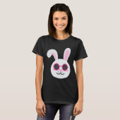 BUNNY RABBIT FACE Sunglasses Boys Girls Kids Easte T-shirt (Voorkant volledig)
