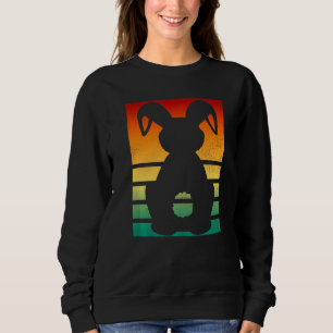 Bunny Rabbit Farmer Retro landbouwhuisdieren Trui