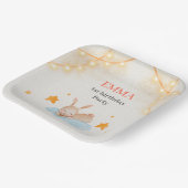 Bunny rabbit First verjaardagsparty Paper Bord (Gebogen)