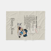 Bunny Rabbit Fleece - HouseRules Gepersonaliseerd Deken (Voorkant (Horizontaal))