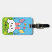 Bunny Rabbit, gepersonaliseerd Bagagelabel (Voorkant horizontaal)