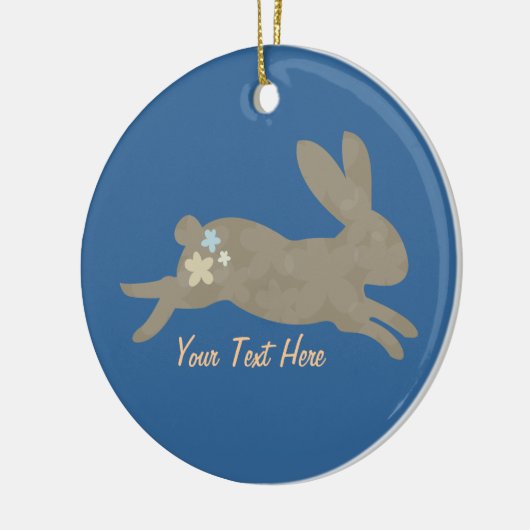 Bunny Rabbit (gepersonaliseerd) Keramisch Ornament (Links)