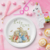 Bunny Rabbit Geslachtsneutrale Douche Papieren Bordje (Feest)