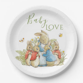 Bunny Rabbit Geslachtsneutrale Douche Papieren Bordje