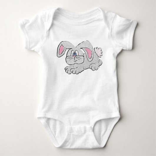 Bunny Rabbit (getextureerd) Romper (Voorkant)