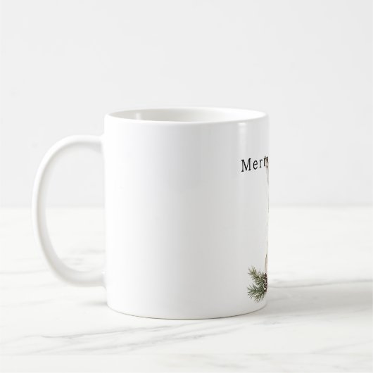 Bunny Rabbit Green Hat Christmas Koffiemok (Links)