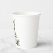 Bunny Rabbit Green Hat Christmas Papieren Bekers (Links)