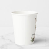 Bunny Rabbit Green Hat Christmas Papieren Bekers (Rechts)