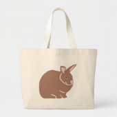 Bunny Rabbit Grote Tote Bag (Voorkant)