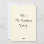  Bunny Rabbit Happy Pasen Feestdagenkaart (Achterkant)