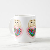 Bunny Rabbit Heart mok (Voorkant links)