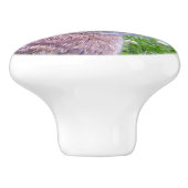 Bunny Rabbit in Grass Animal Photography Keramische Knop (Zijkant)